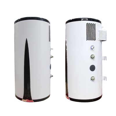 100L 하얀 벽 말 탄 열 펌프 600W 가정 온수 탱크 CE