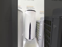 R134a 벽에 장착 된 열 펌프 80L 공기에서 물 온난화 시스템